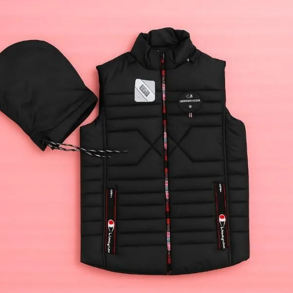 1 Pc Men's Printed Sleeveless Jacket