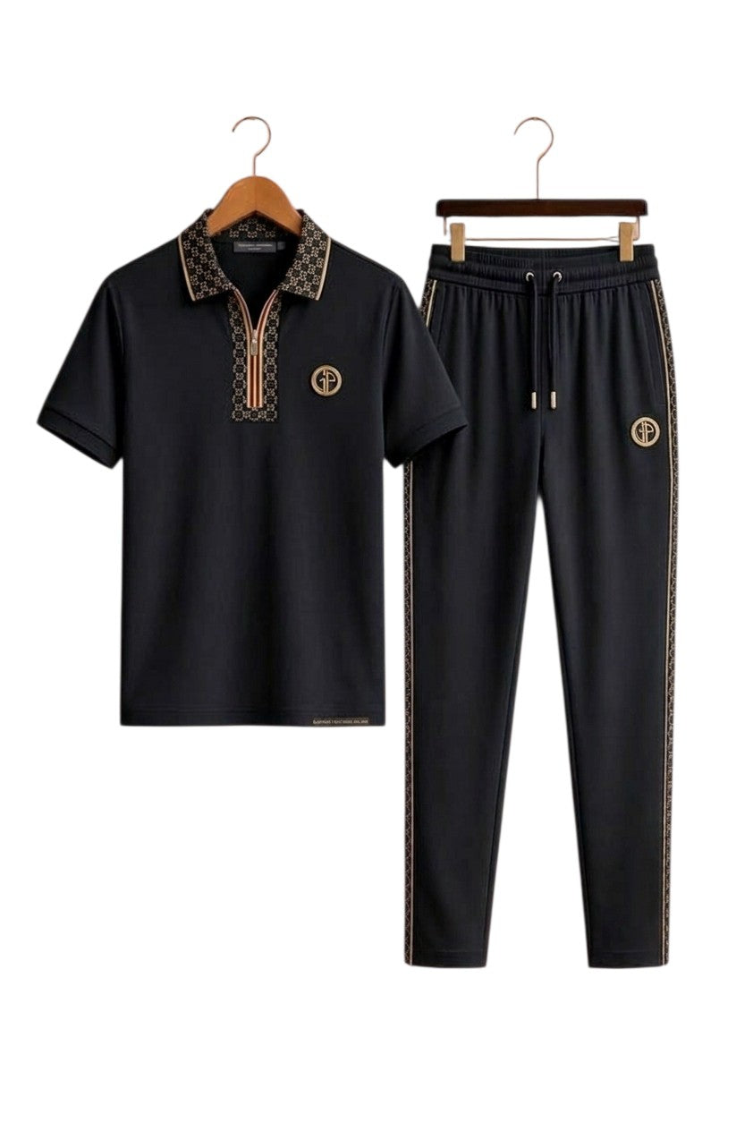 Men's Premium Summer Polo Tracksuit - 2 Piece Set