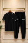 Balmain Paris Dry Fit Mens Summer Tracksuit Trouser + Shirt