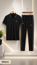 Men's 2Pcs Dry Fit Polo Shirt with Trouser | Premium Quality That  Feel