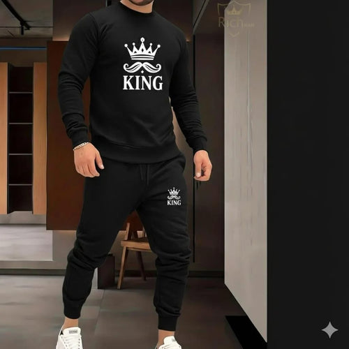 2 Pcs Fashionable Sweatshirt, Trousers For Winter
